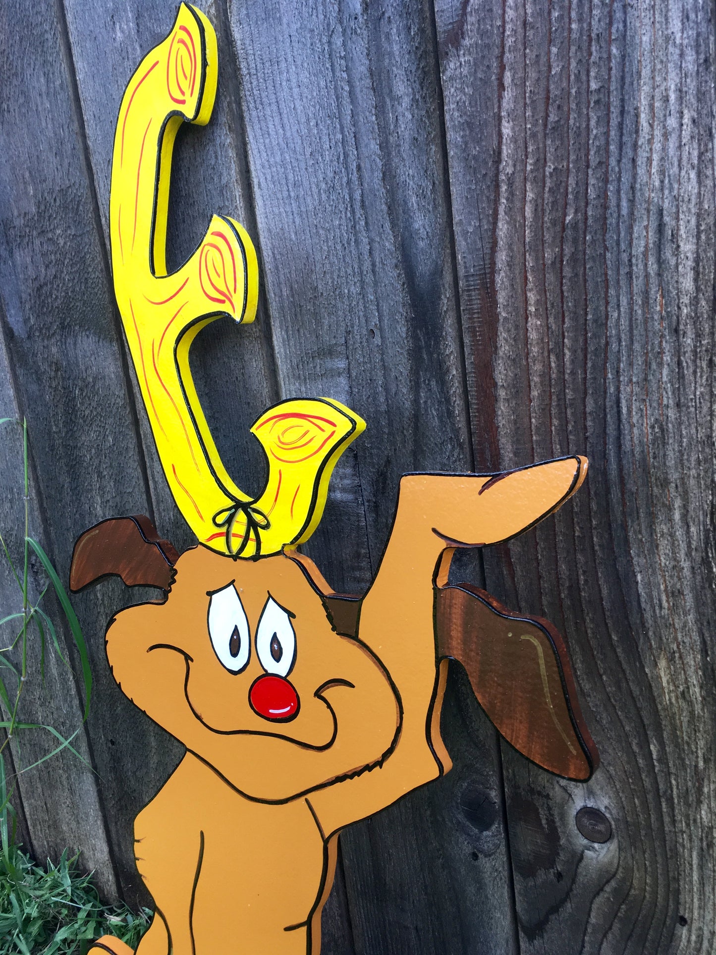 Max the Reindeer Tangled WOOD Yard Art Decoration